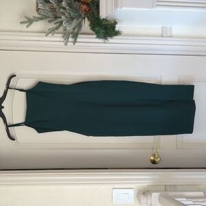 Dark Green Mid-Length Dress